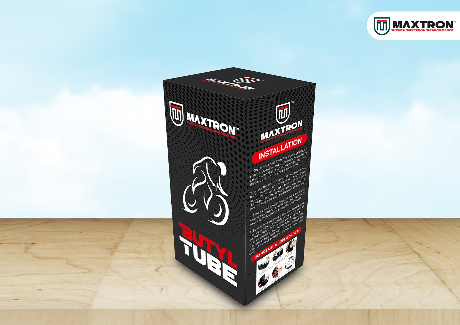 Maxtron Butyl Tube Box Packaging