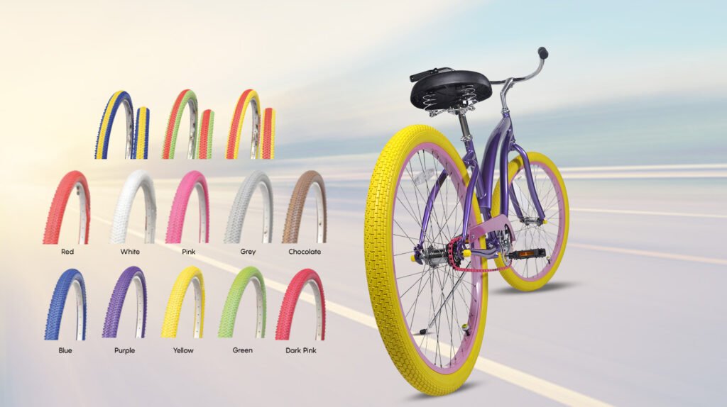 Maxtron Bicycle Color Tyres